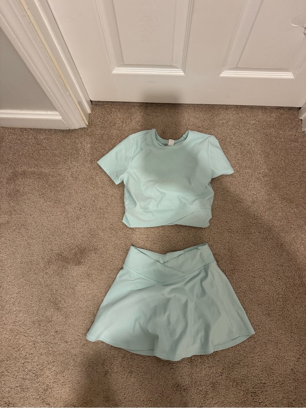 Yogalicious Mint Green Circle Skater Skirt